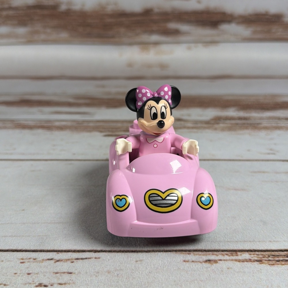 LEGO Duplo Disney Minnie Mouse Pink Car Vehicle Replacement Figure Used